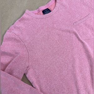 J. Crew Heathered Pink Crewneck Sweatshirt